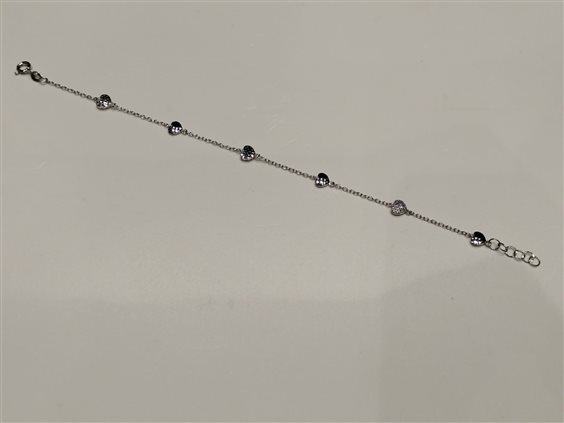 Bracciale Gazzola Donna in Oro bianco BROBCUOZIRCM14 - BROBCUOZIRCM14
